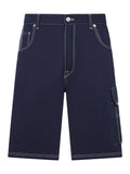 Fendi Men Cotton Canvas Cargo Bermuda Shorts