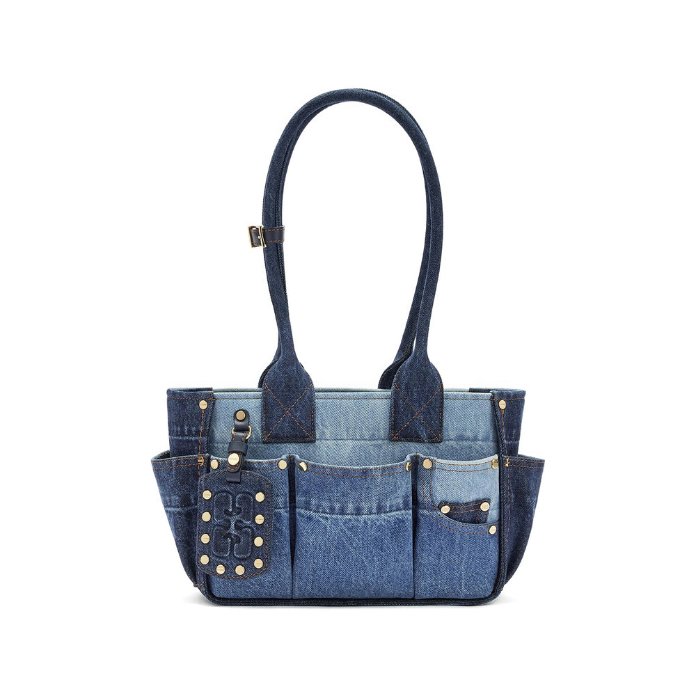 Ganni Blue Shoulder Bags Women