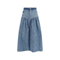Ganni Blue Skirts - Pleated Skirts Women