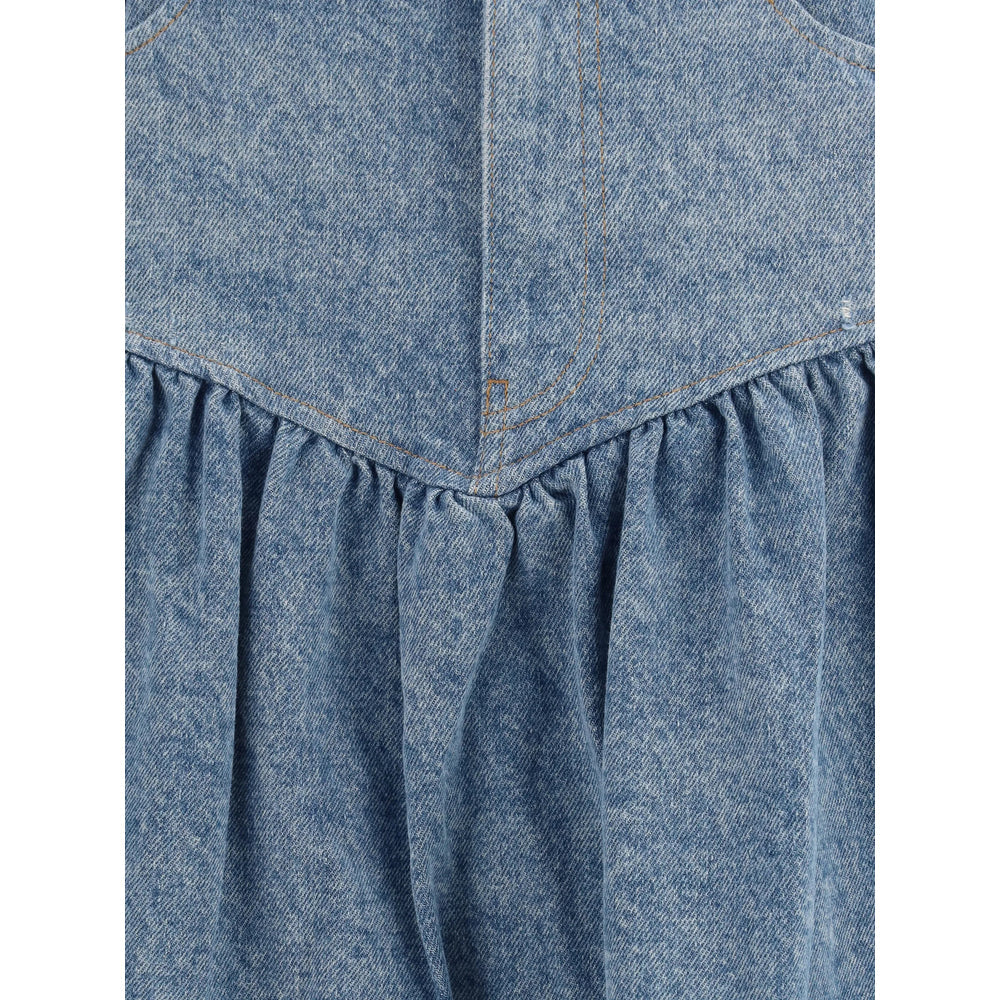 Ganni Blue Skirts - Pleated Skirts Women