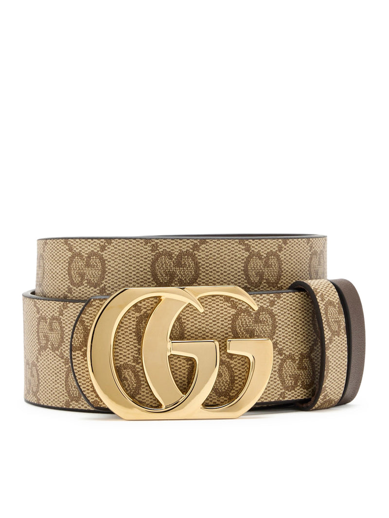 Gucci Men Reversible Cut Gg Marmont Belt