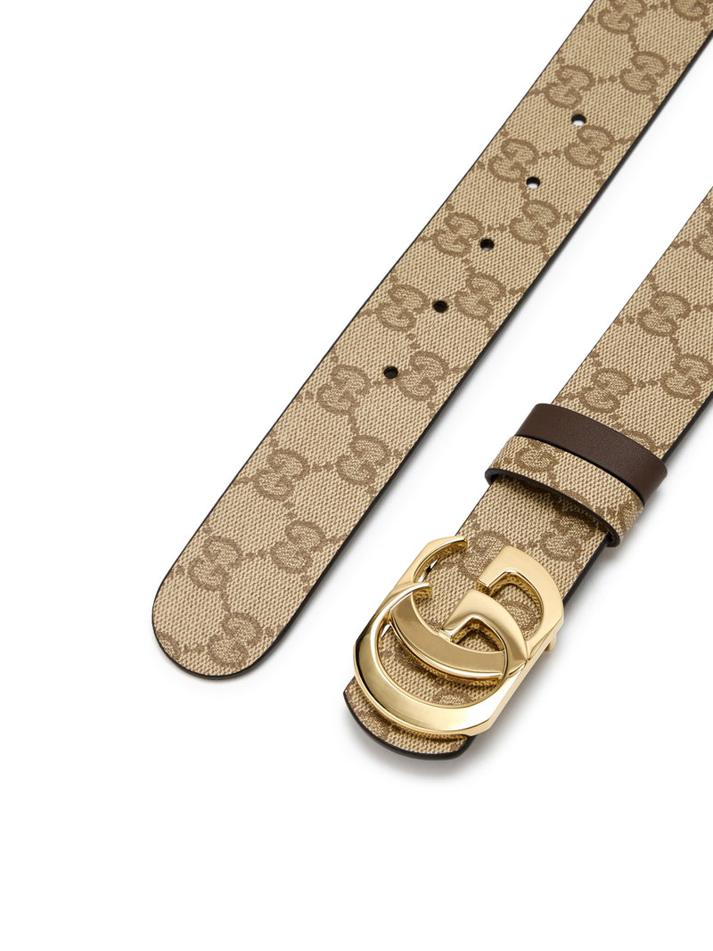 Gucci Men Reversible Cut Gg Marmont Belt