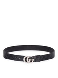 Gucci Men Reversible Gg Marmont Cut Belt