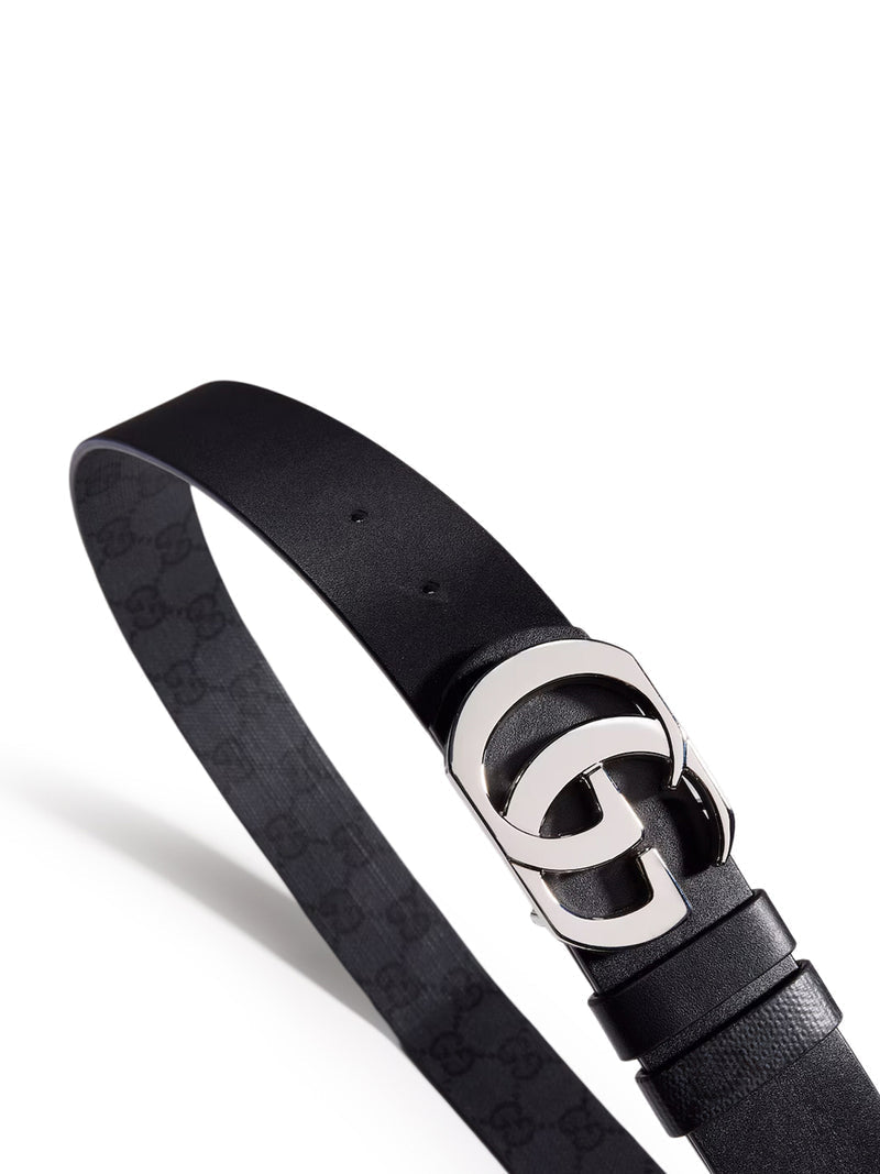 Gucci Men Reversible Gg Marmont Cut Belt