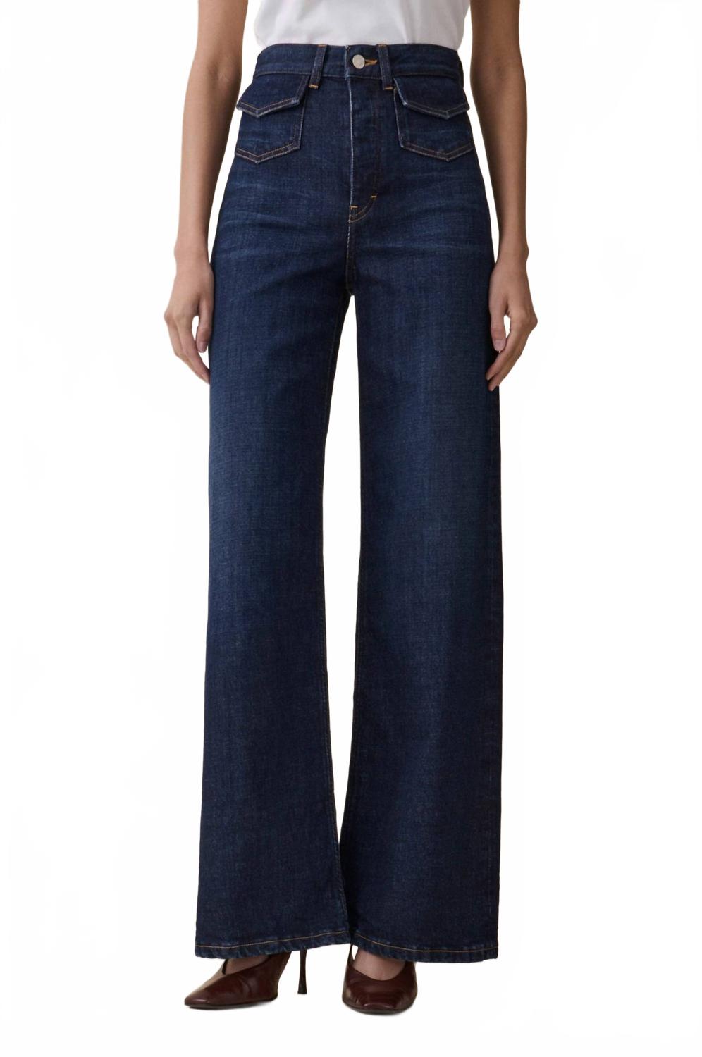 Venice High Rise Flare Jeans In Amido Blue