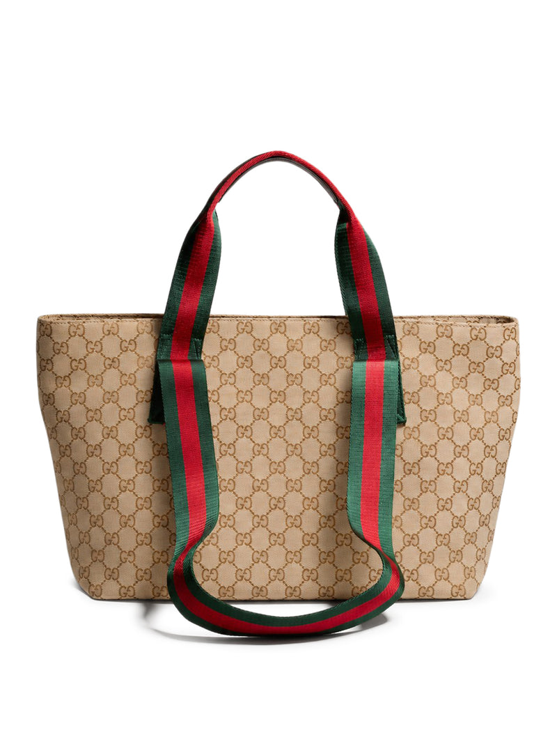 Gucci Men Small Gg Print Shopping Bag