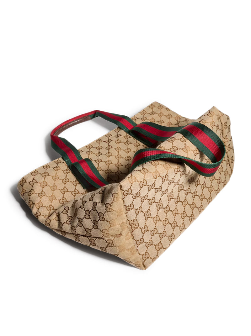 Gucci Men Small Gg Print Shopping Bag