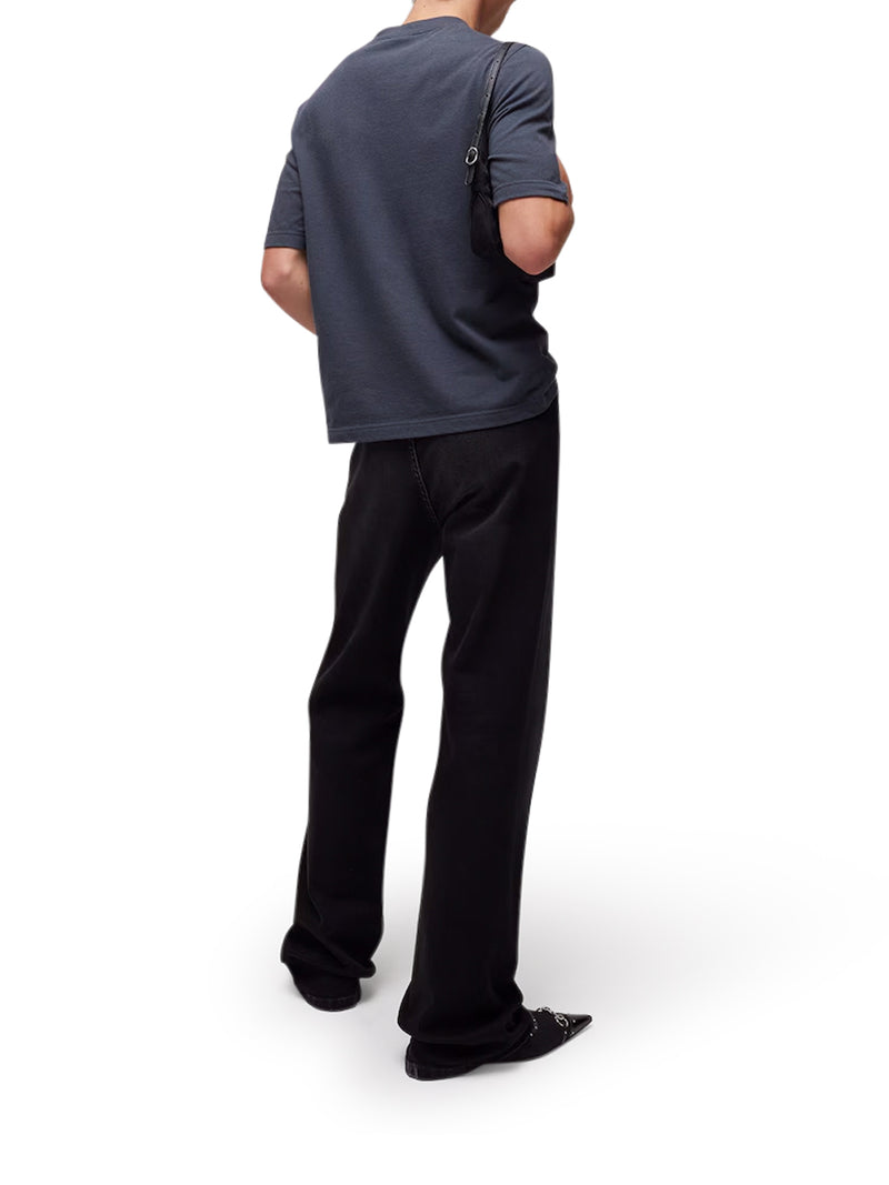 Gucci Men Cotton Jersey T-Shirt With Devoré Detail