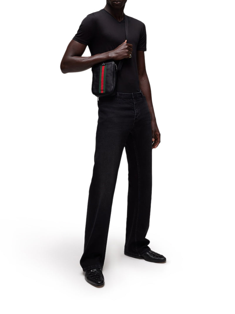 Gucci Men Stretch Cotton Denim Trousers