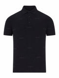 Gucci Men Jacquard Wool And Silk Polo
