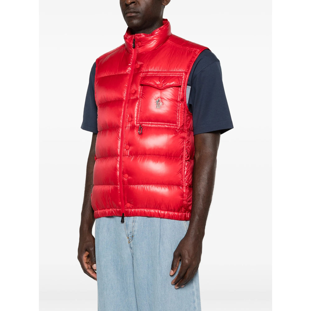 Moncler Grenoble Red Jackets - Waistcoats & Gilets Men