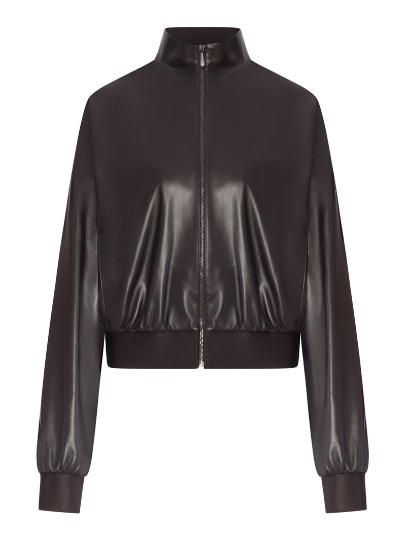 Gucci Women Bomber Jacket In Soft Nappa
