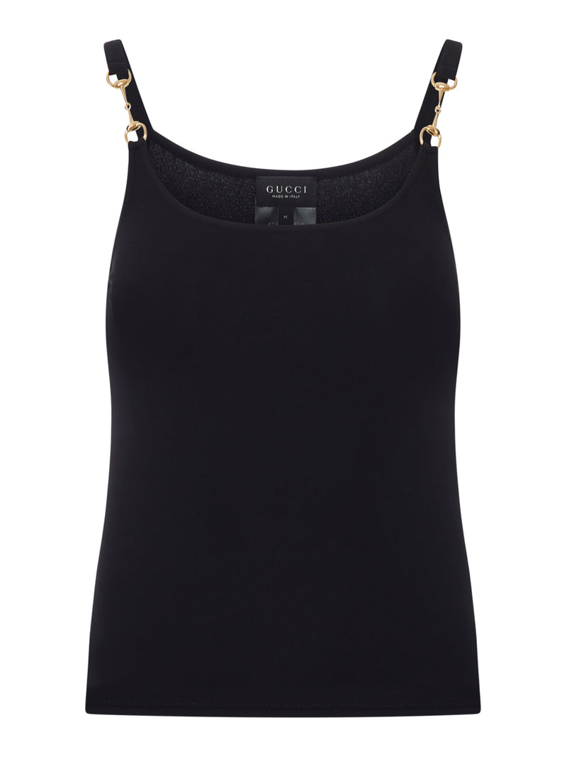 Gucci Women Crêpe Jersey Top With Hook