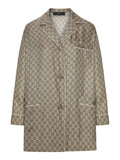 Gucci Women Printed Silk Twill Shirt