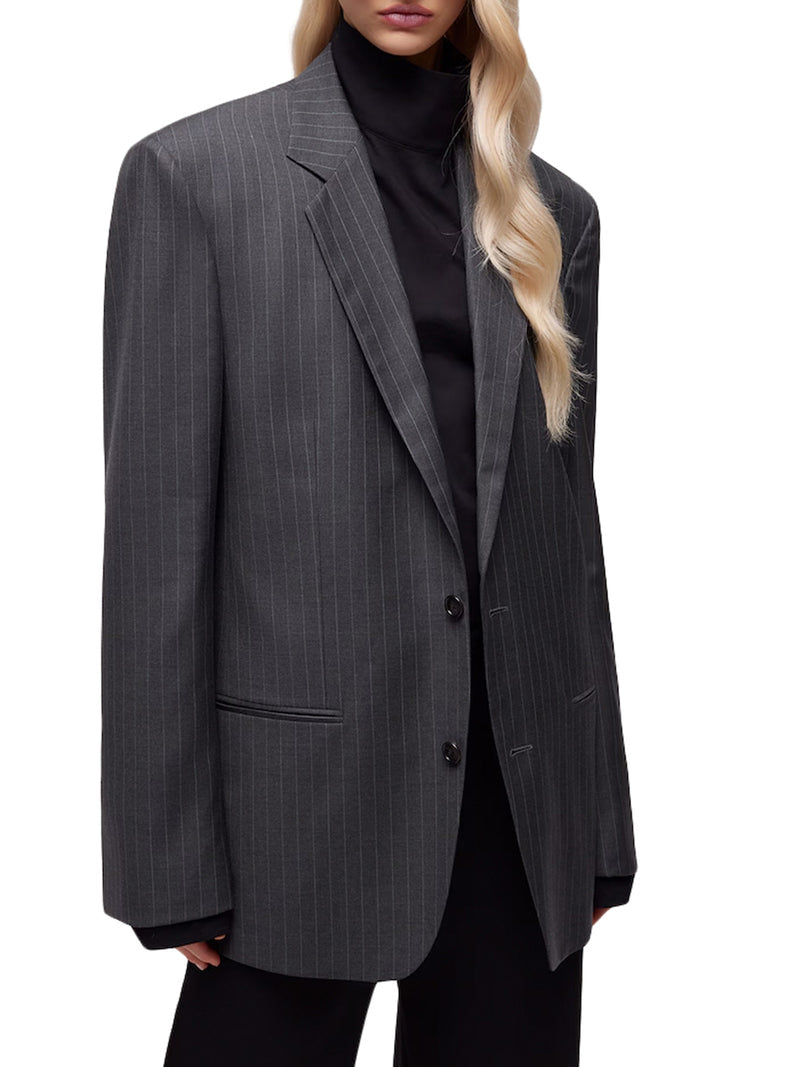 Gucci Women Pinstriped Wool Jacket