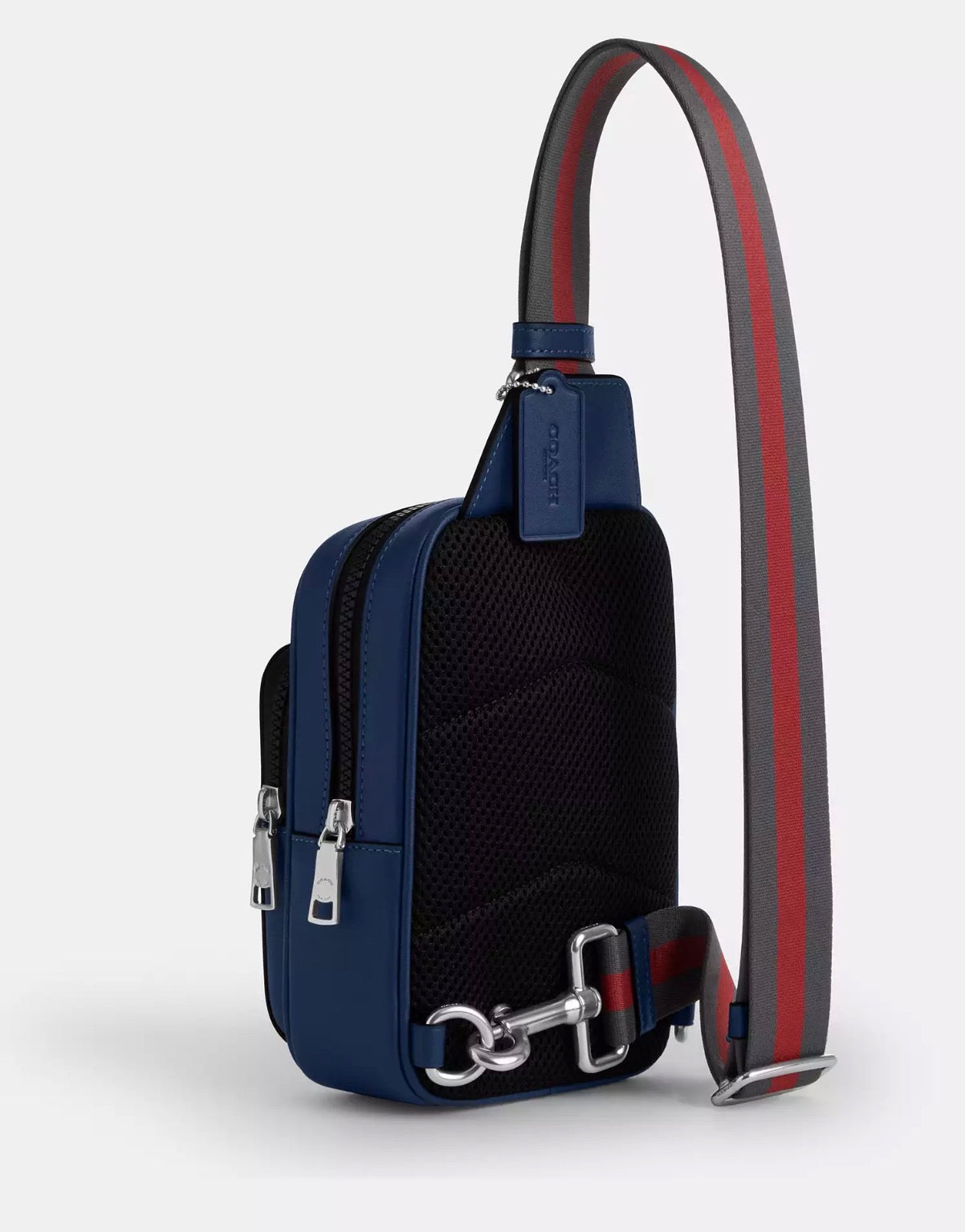NWT Coach Unisex Racer Sling Pack In Smooth Calf Leather