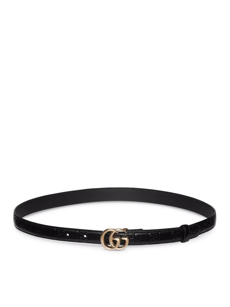 Gucci Women Gg Marmont Thin Belt