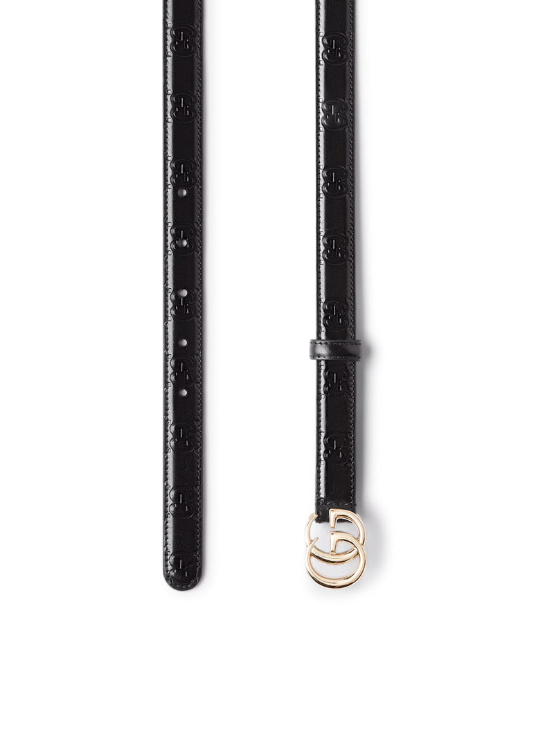Gucci Women Gg Marmont Thin Belt