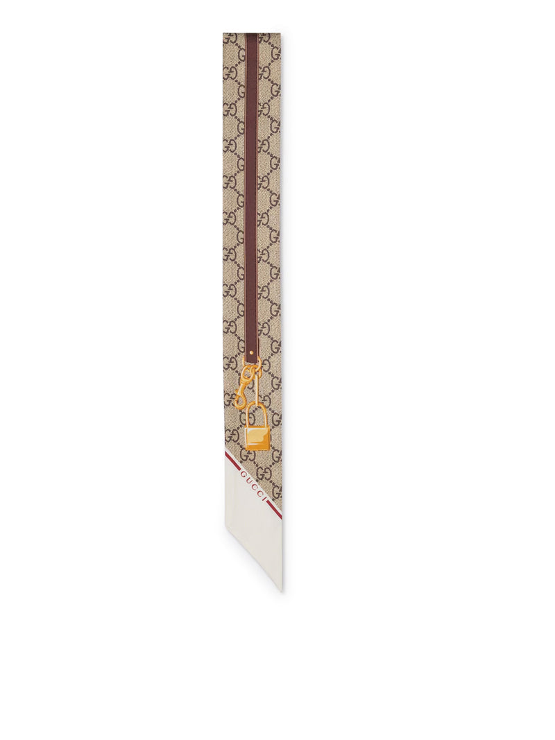 Gucci Women Printed Silk Twill Ribbon