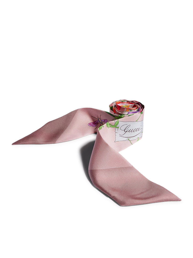 Gucci Women Printed Silk Ribbon