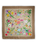 Gucci Women Silk Twill Scarf With Gg Print