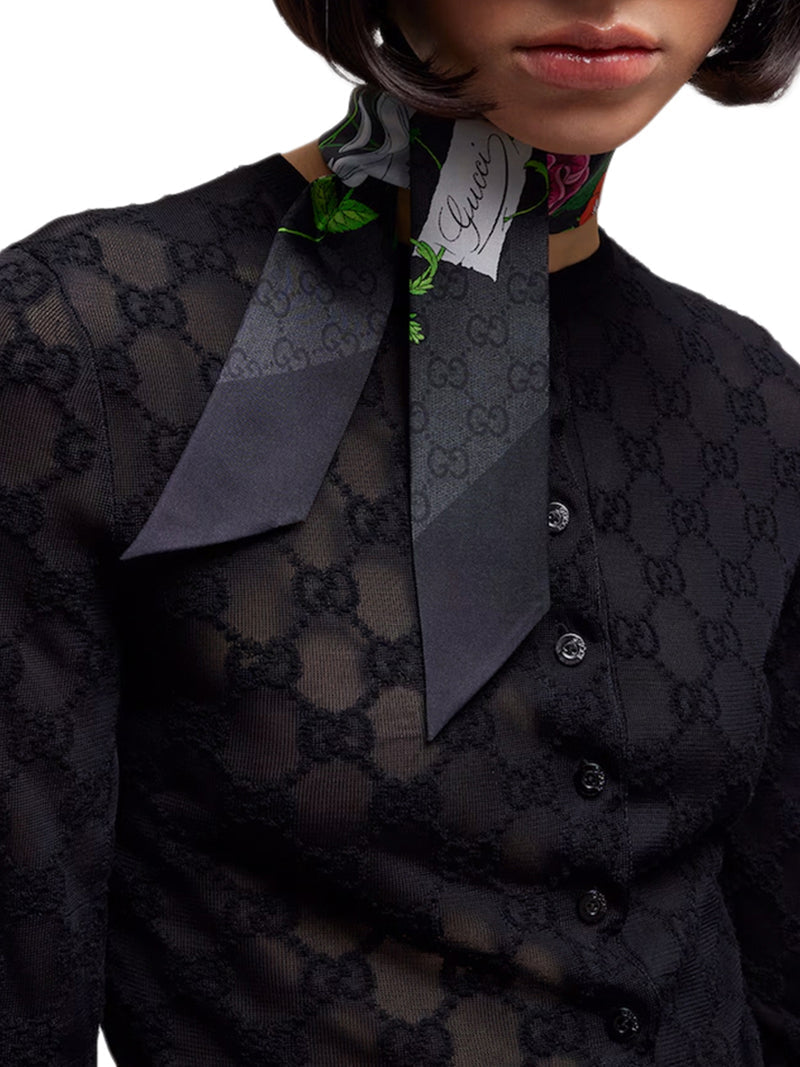 Gucci Women Printed Silk Scarf