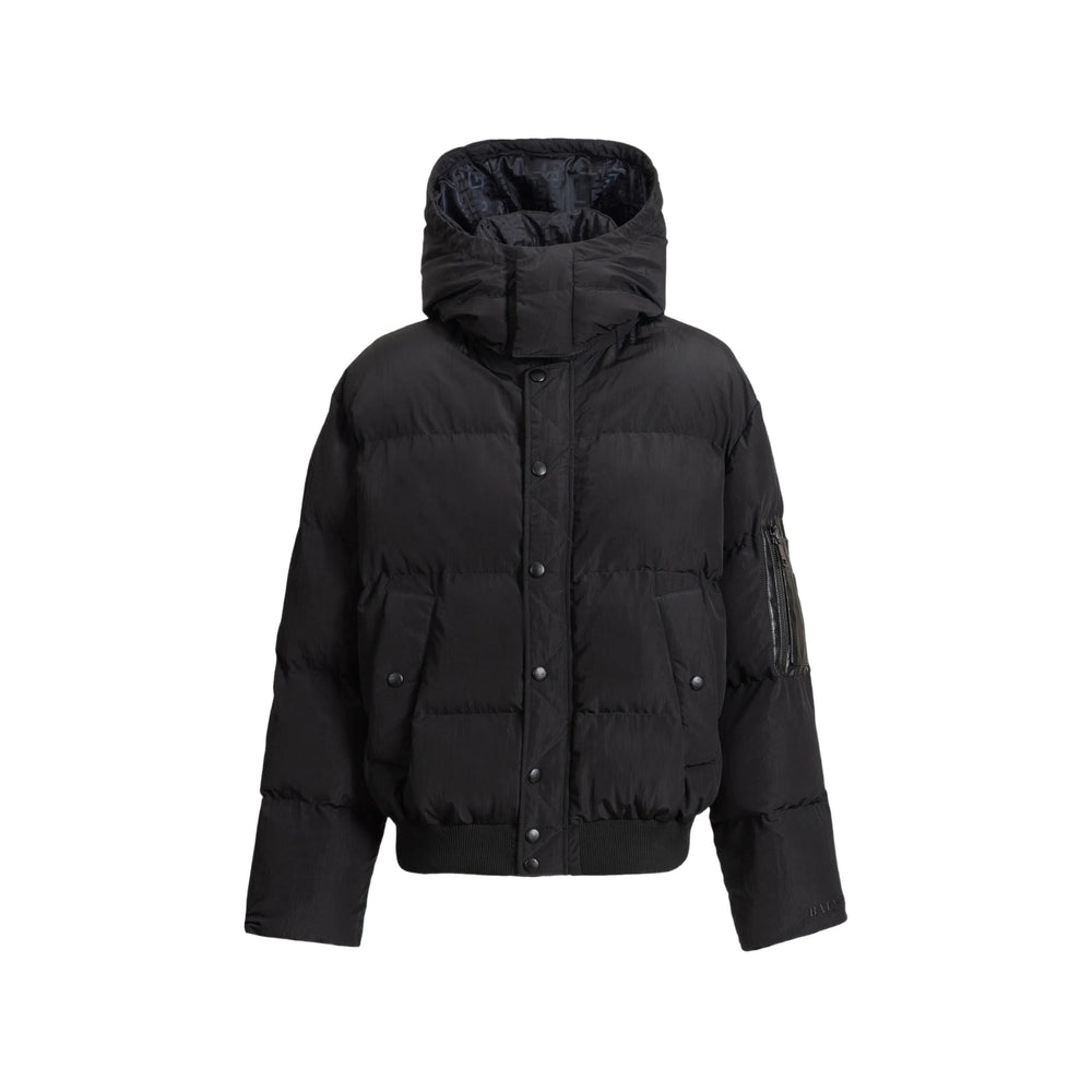 Balmain Black Coats - Padded Coats Men