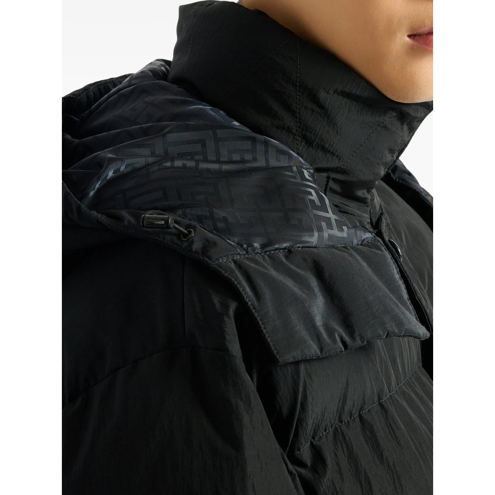 Balmain Black Coats - Padded Coats Men