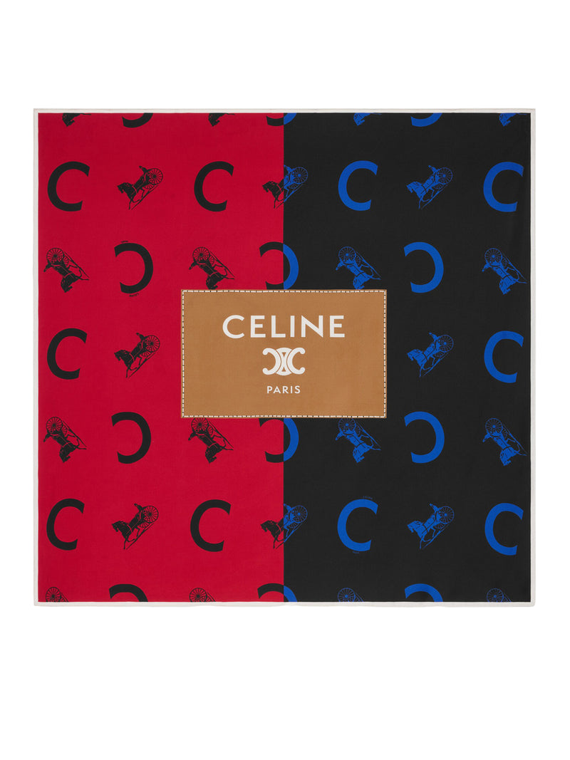 Celine Women Silk Twill Scarf