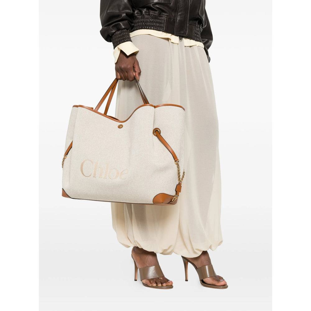Chloé Neutrals Tote Bags Women