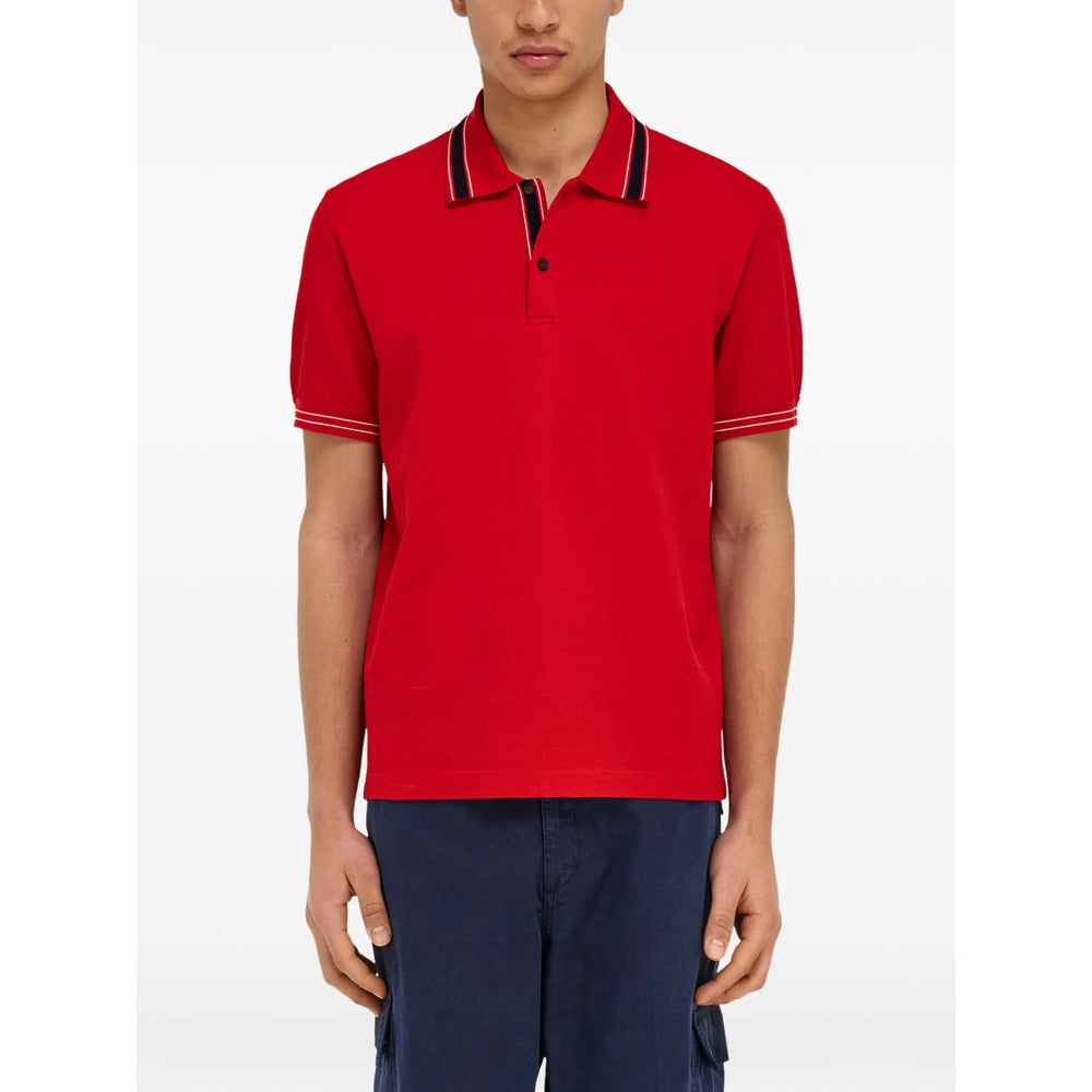 Ferragamo Red Polo Shirts Men