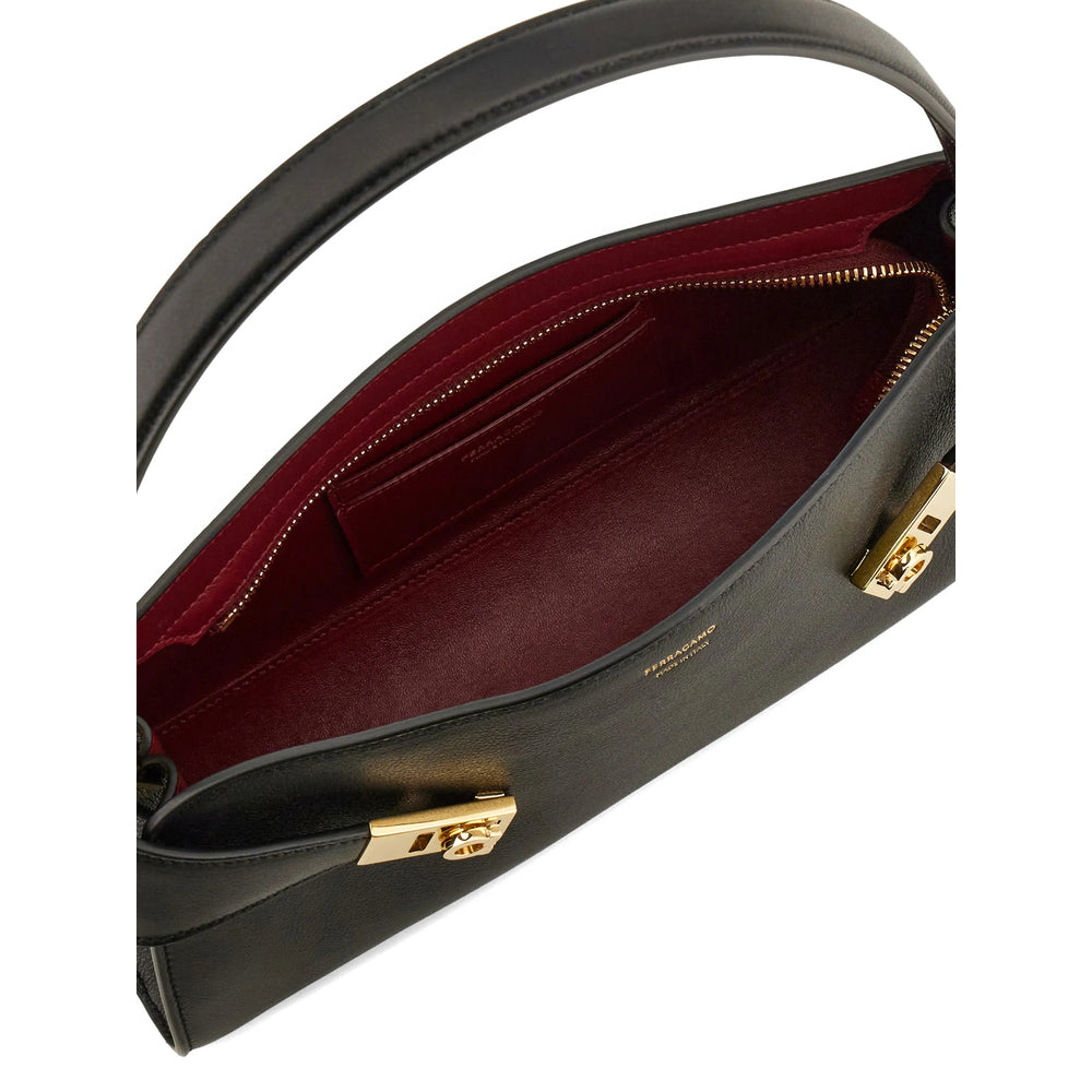 Ferragamo Black Shoulder Bags Women