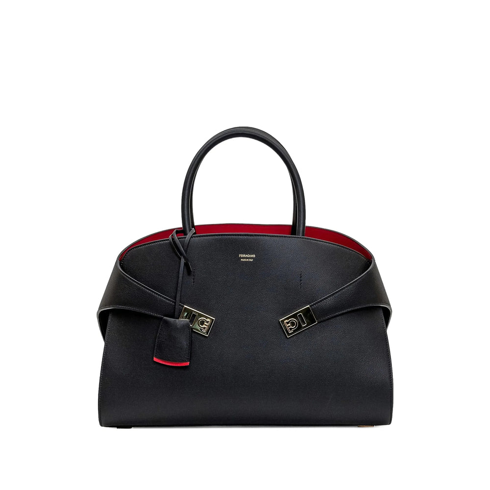 Ferragamo Black Tote Bags Women
