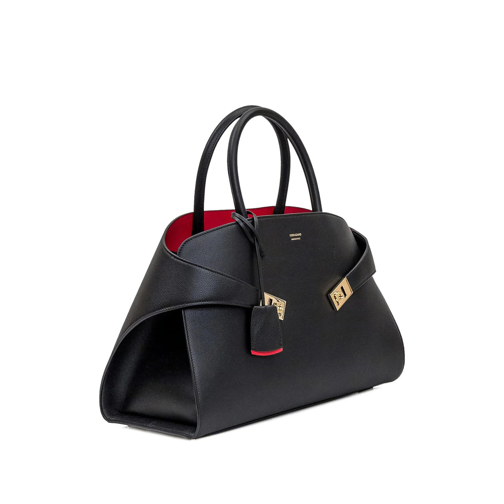 Ferragamo Black Tote Bags Women