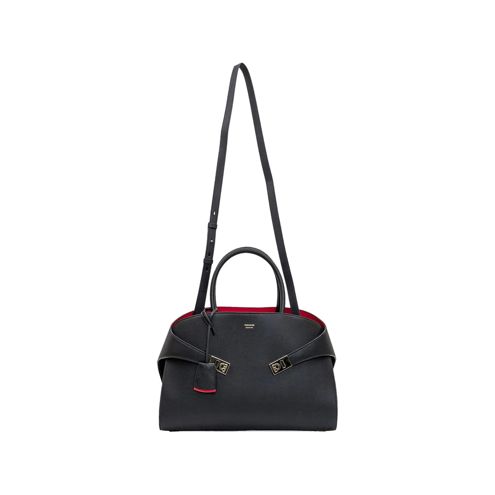 Ferragamo Black Tote Bags Women