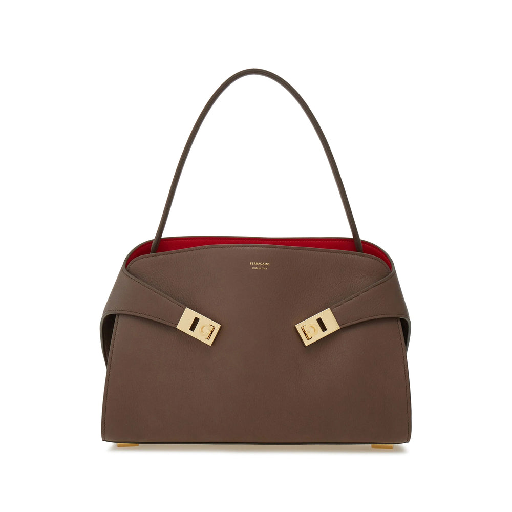 Ferragamo Neutrals Shoulder Bags Women