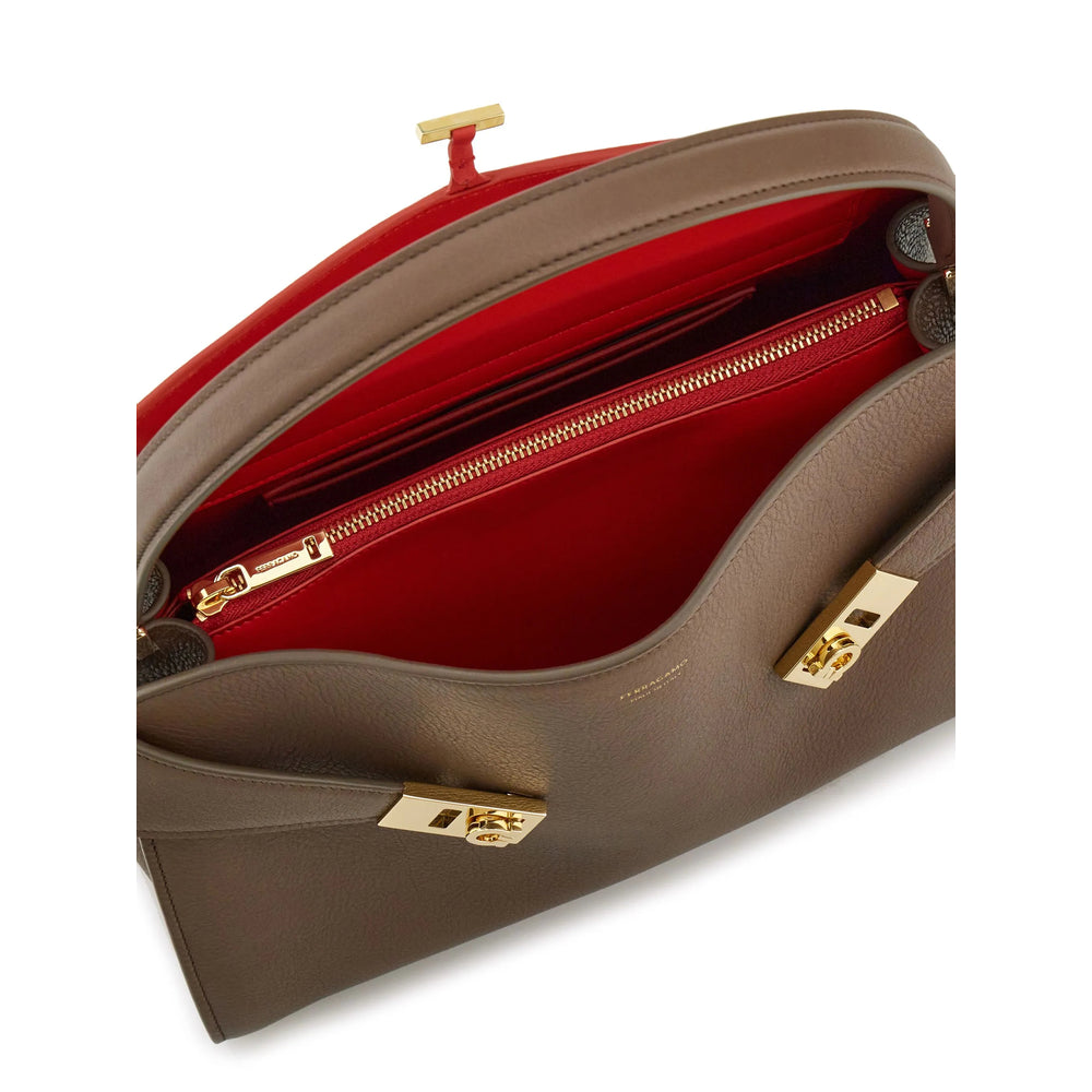 Ferragamo Neutrals Shoulder Bags Women
