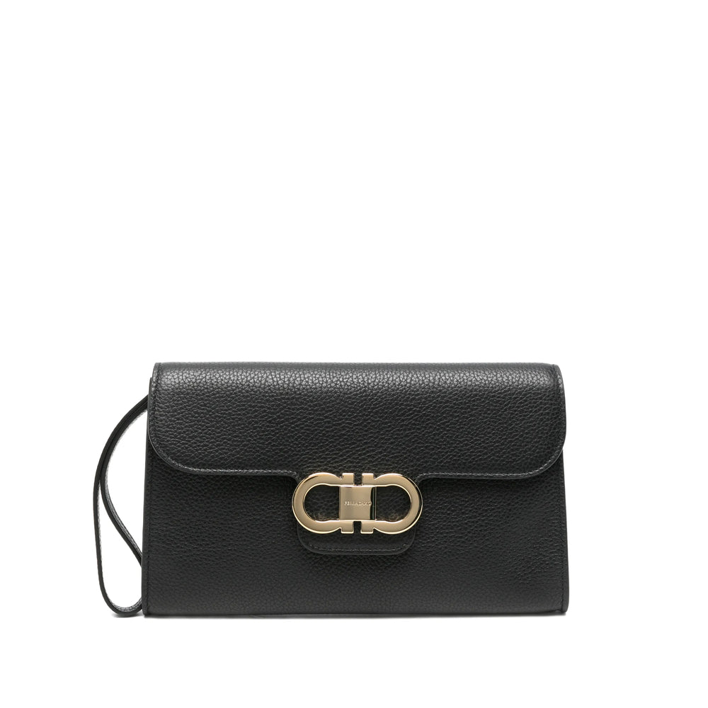 Ferragamo Black Clutch Bags Women