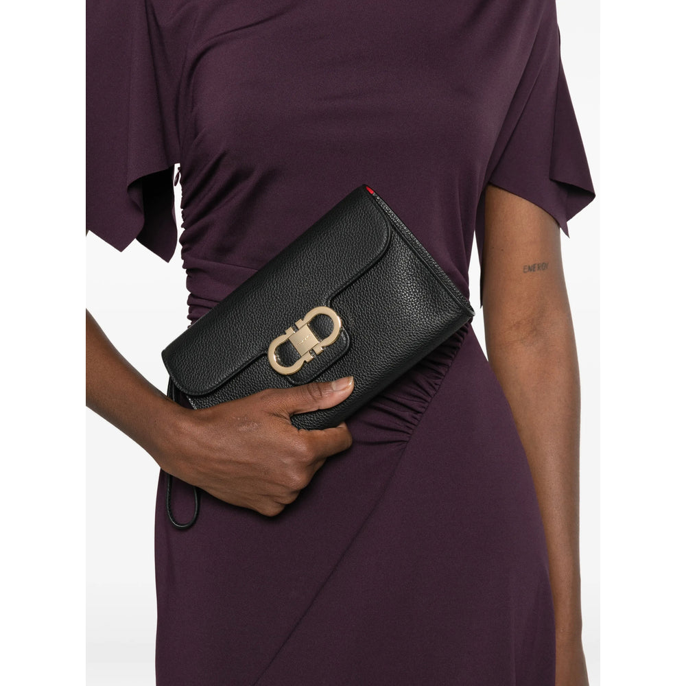 Ferragamo Black Clutch Bags Women