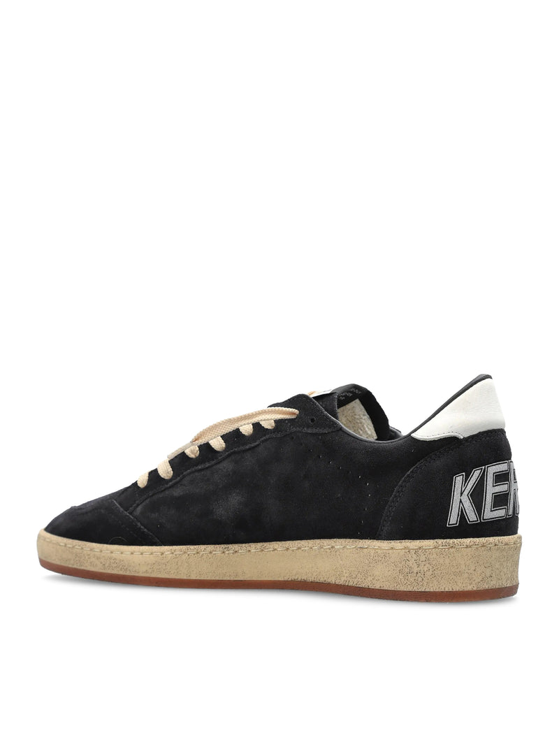 Golden Goose Deluxe Brand Men Ball-Star In Dark Blue Suede With White Leather Star