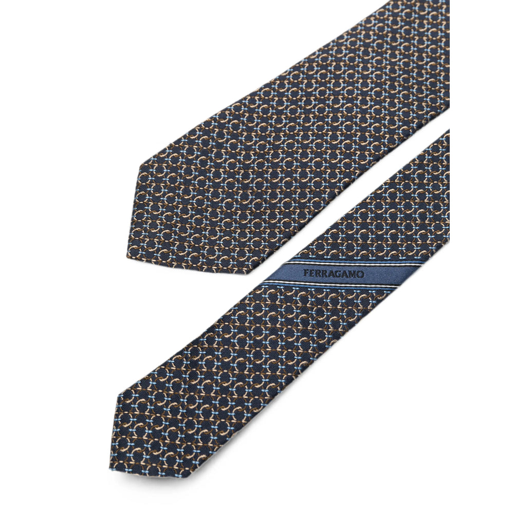 Ferragamo Blue Ties & Bow Ties Men