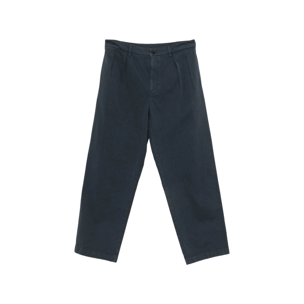 Prada Blue Trousers - Wide-Leg Trousers Men