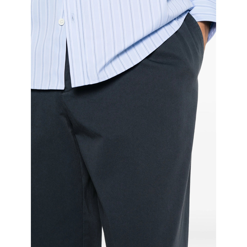 Prada Blue Trousers - Wide-Leg Trousers Men
