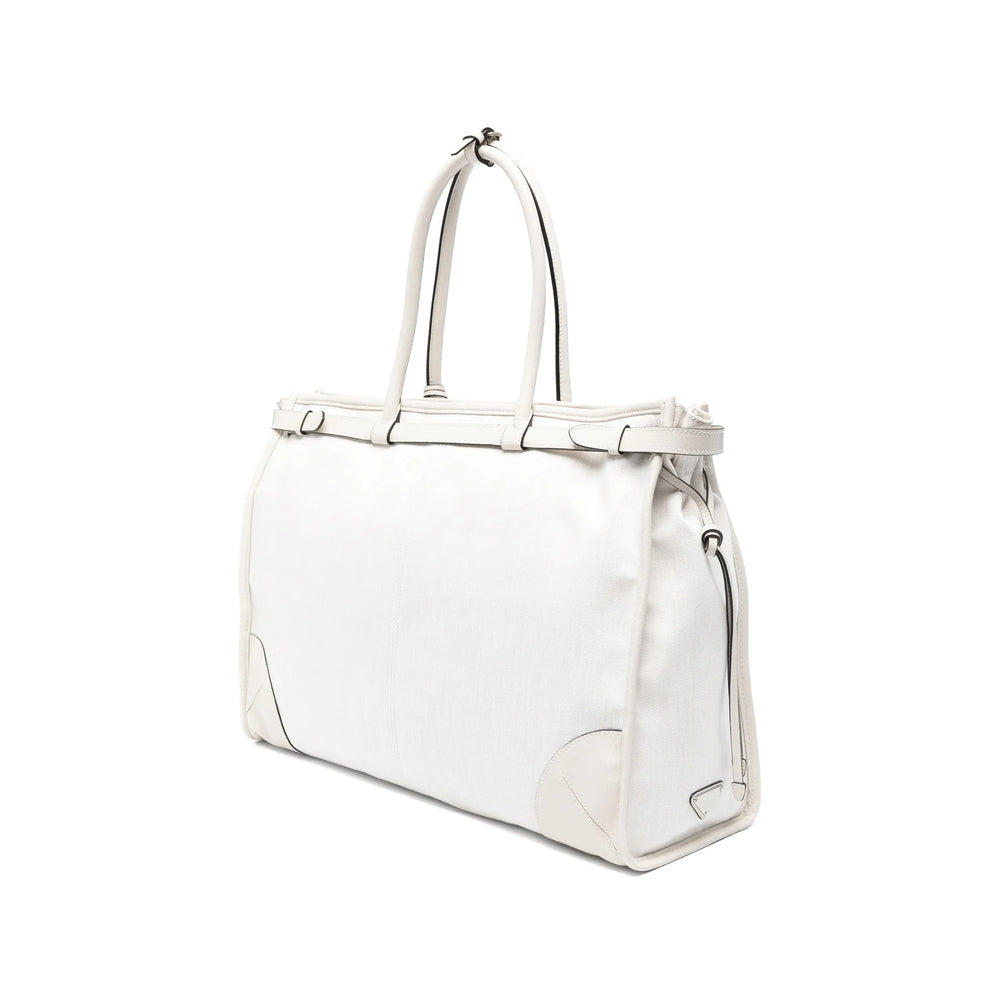 Prada Neutrals Tote Bags Men
