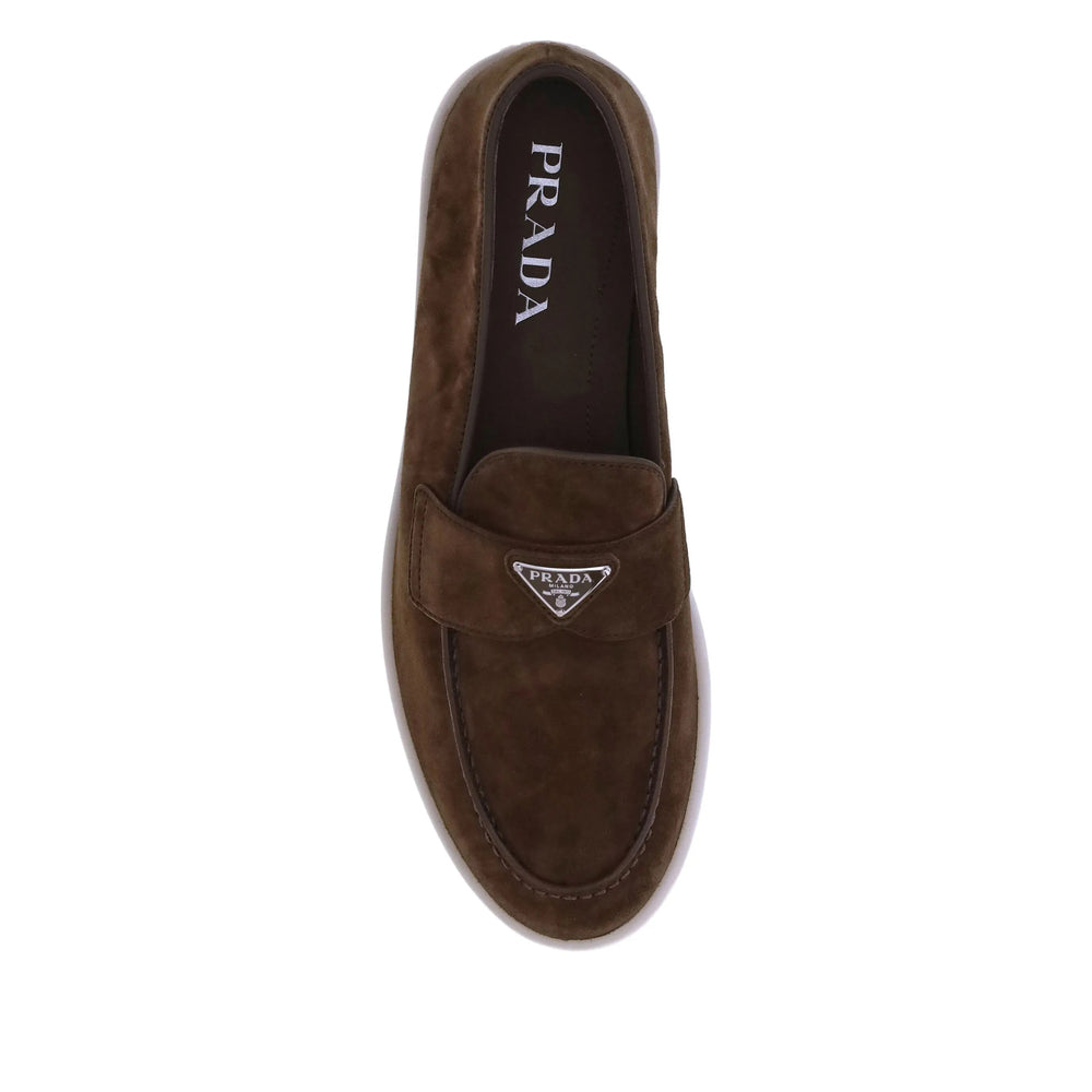 Prada Brown Loafers Men