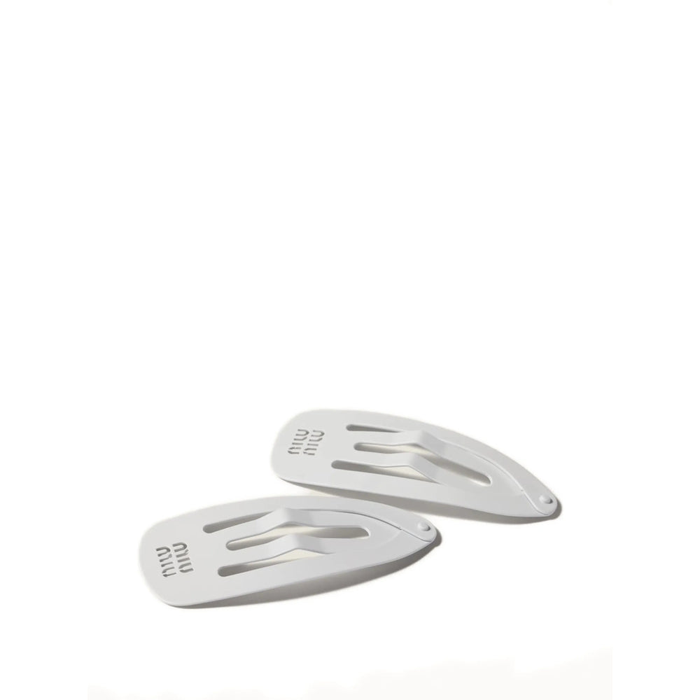 Miu Miu Silver Hair Accessories Women