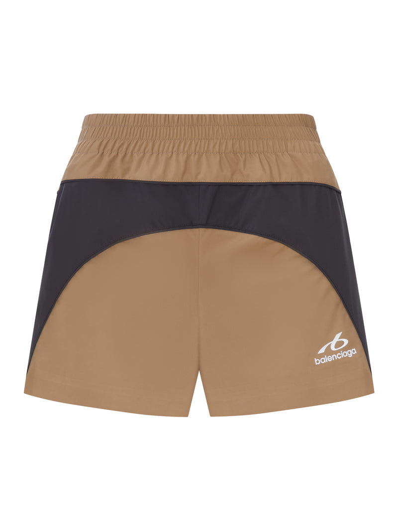 Balenciaga Women Techwear Shorts In Soft Technical Fabric