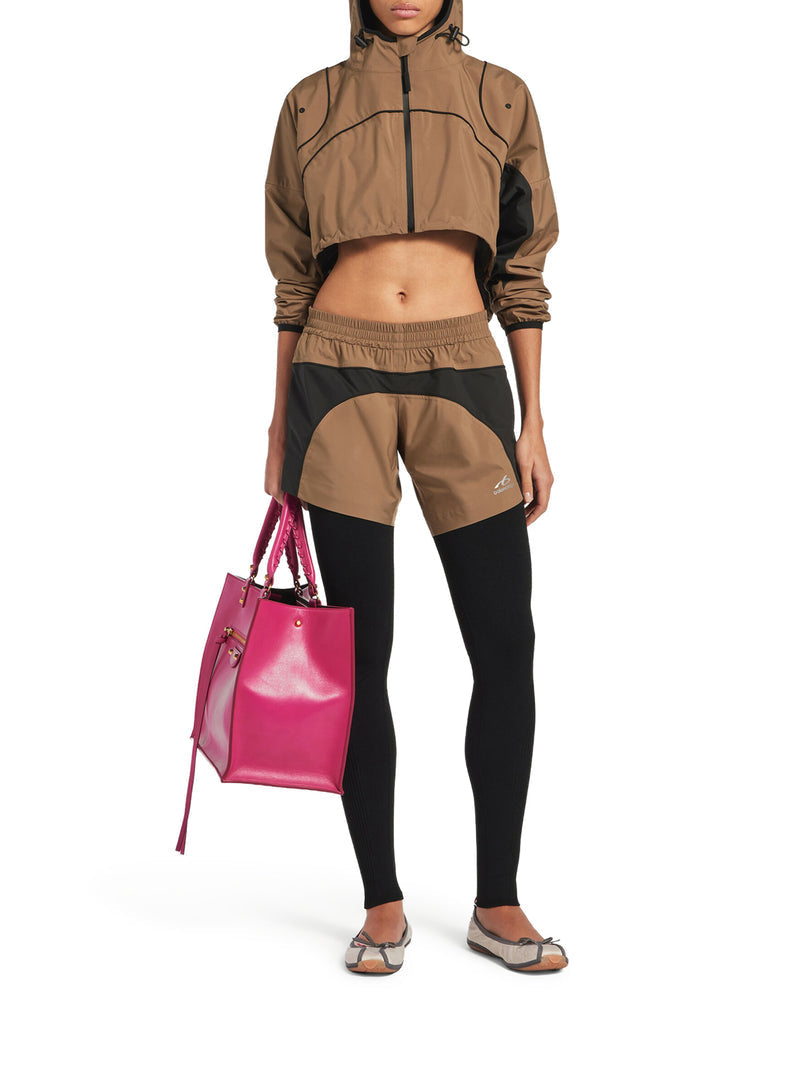 Balenciaga Women Techwear Shorts In Soft Technical Fabric