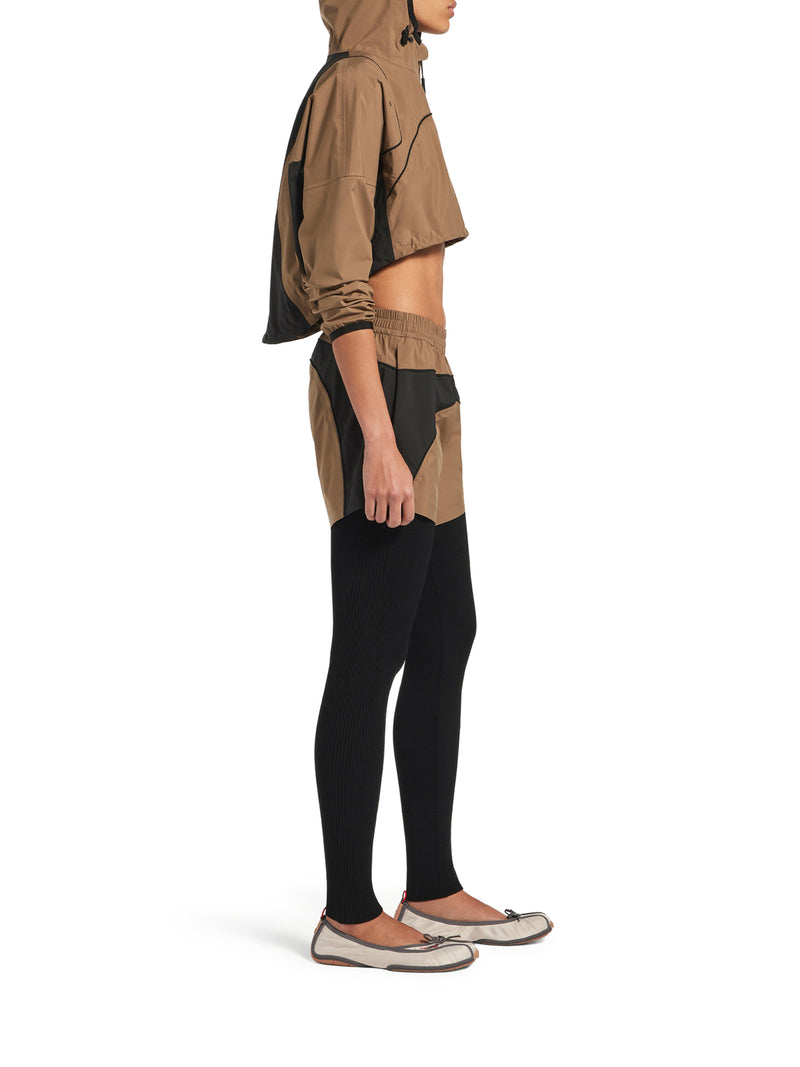 Balenciaga Women Techwear Shorts In Soft Technical Fabric