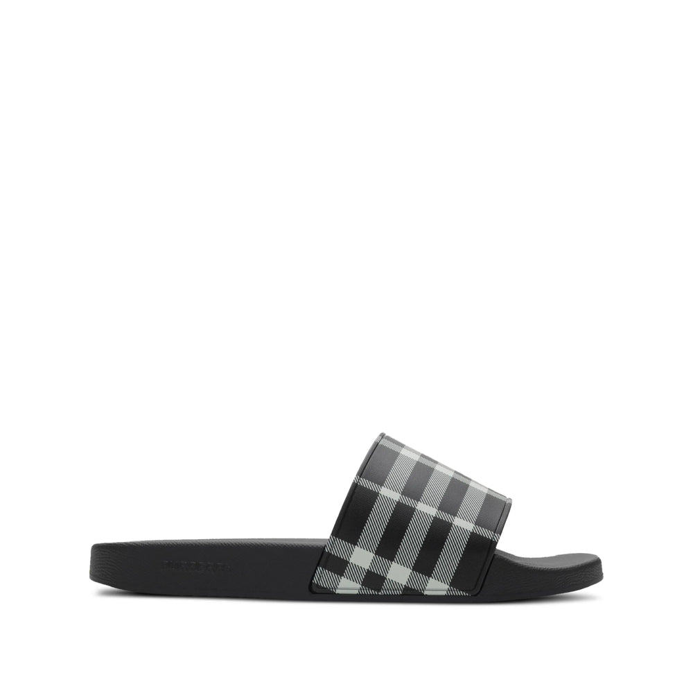 Burberry Black Flip-Flops & Slides Men